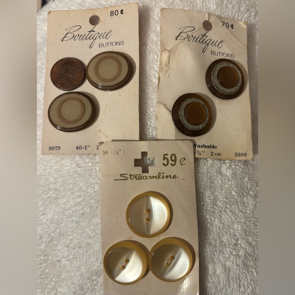 Vintage buttons